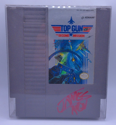 (MA1) Top Gun: The Second Mission Signed AVGN Angry Video Game Nerd James Rolfe