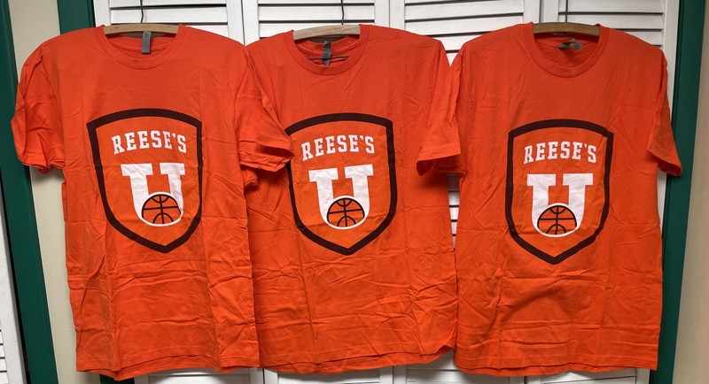 NWOT 3 size M  REESE'S UNIVERSITY basketball shirts Fighting Cuppies logo