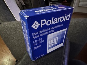 Polaroïde 990 Caméra couleur instantanée film deux paquets dans la boîte scellée Instamatique
