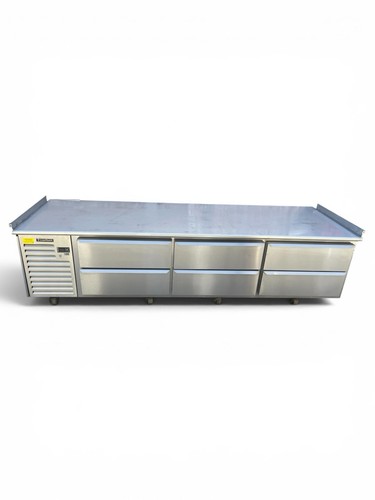 Traulsen TE096HT 96" Spec-Line Chef Base w/ (6) Drawers - 115v