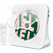 Portable CD Player with Bluetooth FM Radio Stereo Sound USB AUX Timer Kid Adult