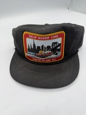 Eklop Marine Corp. Staten Island. N.Y. (Tugs) Vintage Snapback Hat*Made in USA