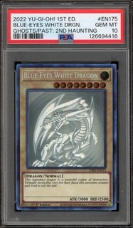 Yu Gi Oh! Blue Eyes White Dragon Ghost/Past 2 1st Edition GFP2 EN175 PSA 10