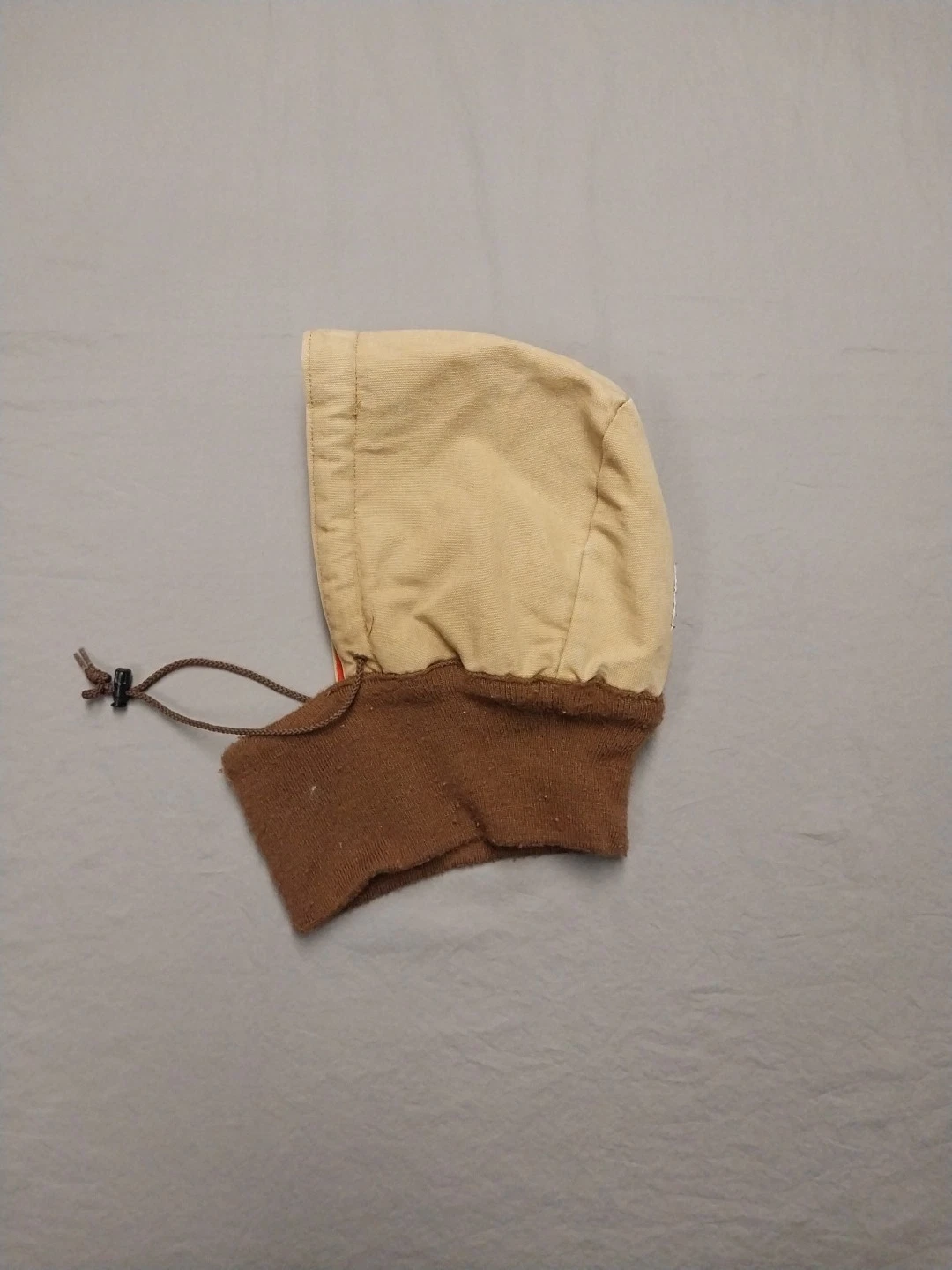 Vintage Carhartt Hood A08 Brown Canvas Quilted Balaclava Mask Attachment USA