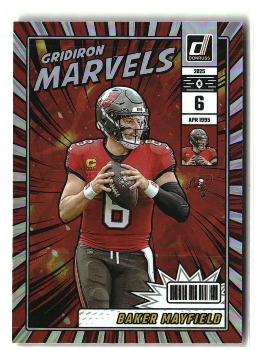 Baker Mayfield 2025 Donruss Gridiron Marvels #GM-BMD