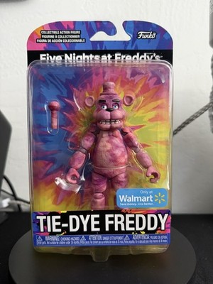   LIMITED Five Nights at Freddy's FNAF TIE-DYE FREDDY 5'' Action Figure - NEW