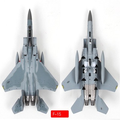 1/100 F-15 Grumman Tomcat Fighter Attack Alloy Military Airplane Model US Navy