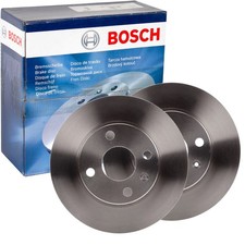 2X BOSCH BREMSSCHEIBEN Ø240mm HINTEN PASSEND FÜR OPEL COMBO CORSA TIGRA
