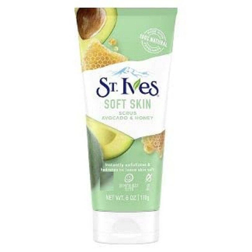 St. Ives Soft Skin Avocado and Honey Face Scrub 170gm For Unisex - Image 2 of 4