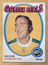 1971-72 O-Pee-Chee Hockey Wayne Carleton #178 Golden Seals Good