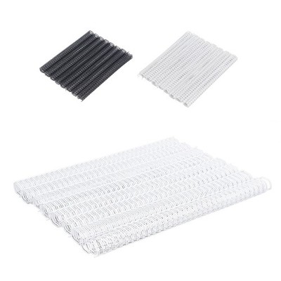 100x Double Loop Wire Binding Spines 9/16in 34 Loop 3:1 Pitch 120 Sheet Capacity
