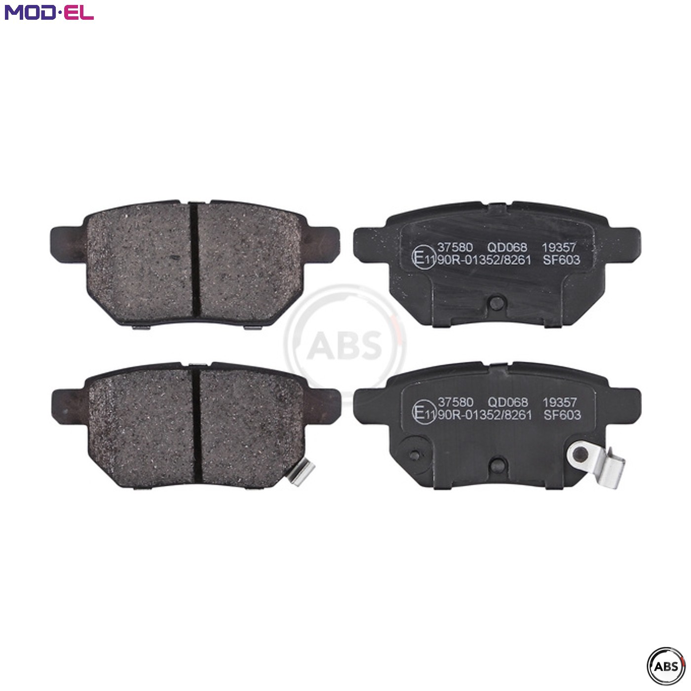 BRAKE PAD SET DISC BRAKE 37580 FOR TOYOTA COROLLA/ALTIS/QUEST YARIS/VITZ 1.0L