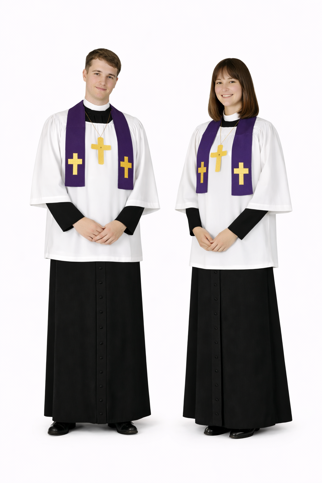Childs Dibley Vicar Excorcist Priest Gospel Singer Religious Fancy Dress Costume