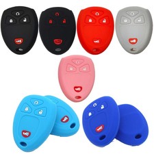 4 Button Remote Key Fob Case Cover For Chevrolet Silverado Suburban Tahoe Gmc