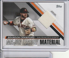 2024 Topps Series 1 Brandon Crawford Major League Materials Relic MLM-BC Giants