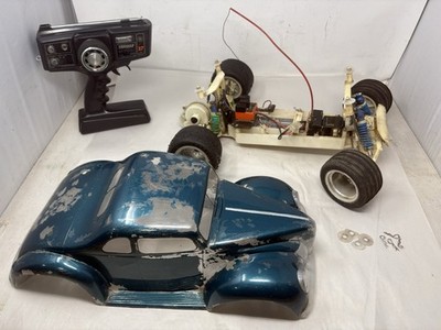 Vintage Traxxas Hawk 2 1:10 Stadium Truck Early White Parts Controller - Untestd