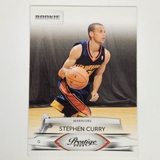 Stephen Curry Rookie Card Prestige Panini 2009-2010 #157 Warriors. rookie card picture