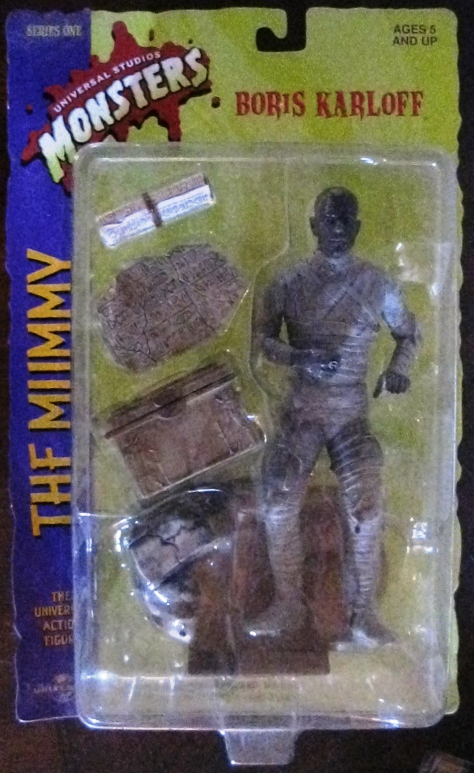 THE MUMMY ACTION FIGURE MOC (1999) UNIVERSAL STUDIOS MONSTERS, BORIS ...