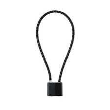 Wire Rope Padlock 38cm Black or Red Rustproof for Bikes For Lockers Cabinets