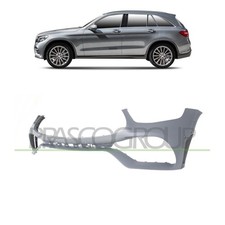 Stoßstange vorne grundiert + PDC für Mercedes GLC (X253) AMG Line Sport 01/20 -