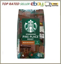 Starbucks Pike Place Medium Roast Ground Coffee, 40 oz. 100 Arabica Beans