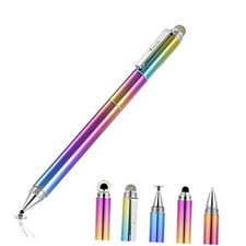 Capacitive Stylus Pen, 4-in-1 High Sensitivity and Precision Dreamy Rainbow