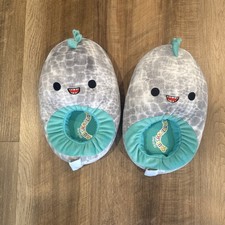 Squishmallows Kids Dinosaur Slippers Size 4/5
