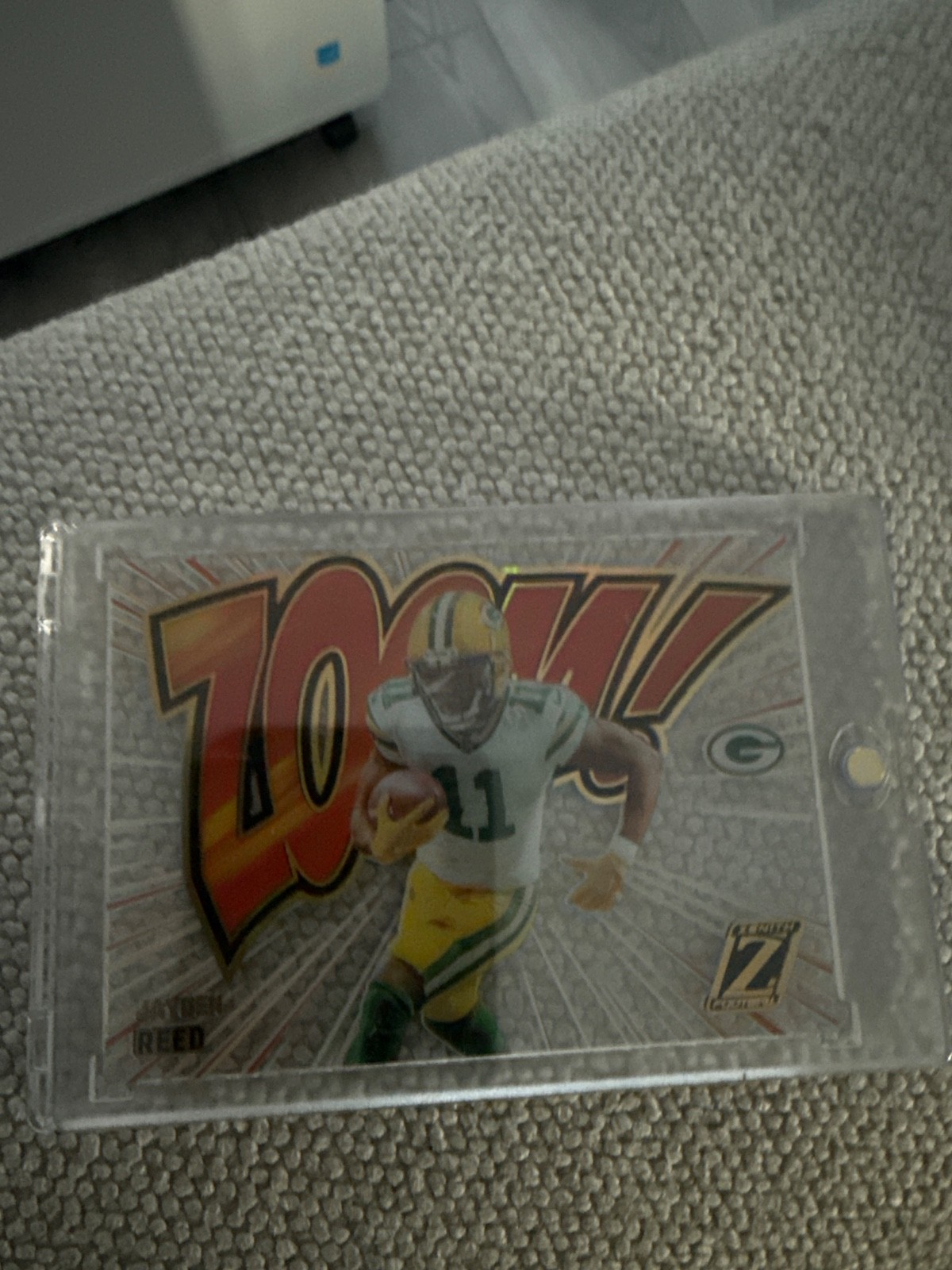 JAYDEN REED RC ZOOM! SSP Case Hit 2023 Panini Zenith #34 Green Bay Packers