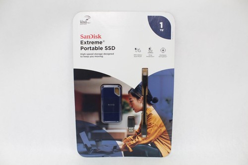 SanDisk Extreme Portable SSD External Solid State Drive, 1TB - SDSSDE53-1T00