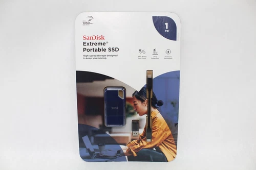 SanDisk Extreme Portable SSD External Solid State Drive,  1TB - SDSSDE53-1T00