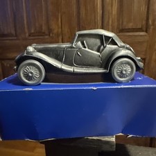 Vintage 1974 BANTHRICO METAL CAR BANK 1953 MG Automotive Memorabilia Auto