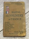 WW1 WWI 1918 US Army Military AEF Guide Book for Soldiers in France - NAMED