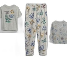 NWT - BABY GAP 3 PC SET SL TSHIRT LS TSHIRT JOGGERS