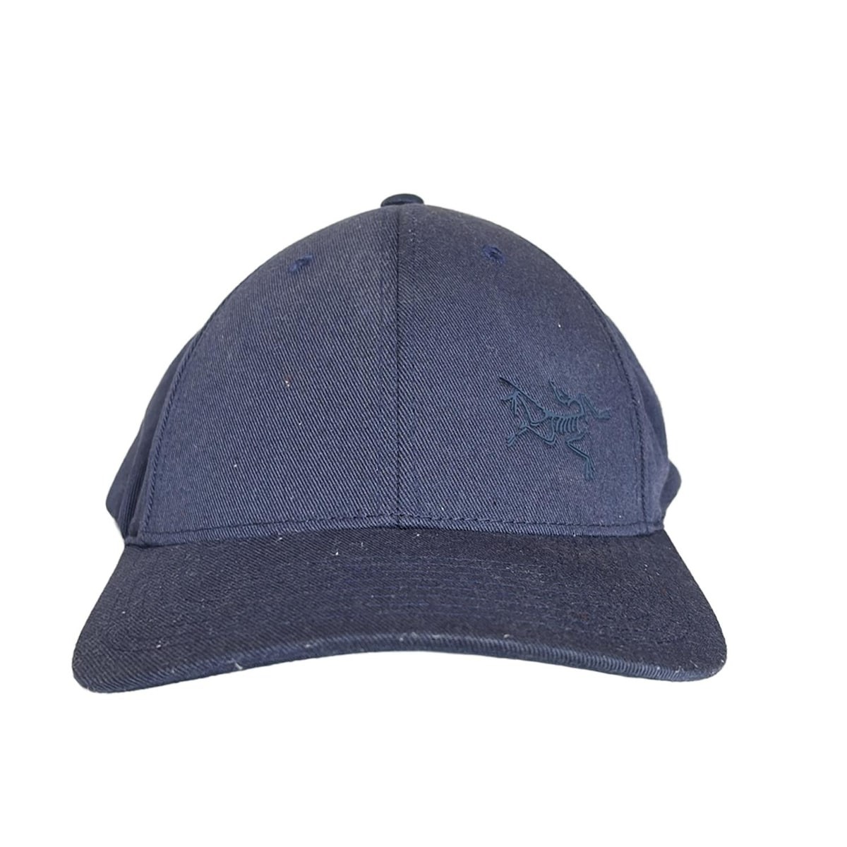Autentico ARC'TERYX Cappello in poliuretano di cotone poliestere navy