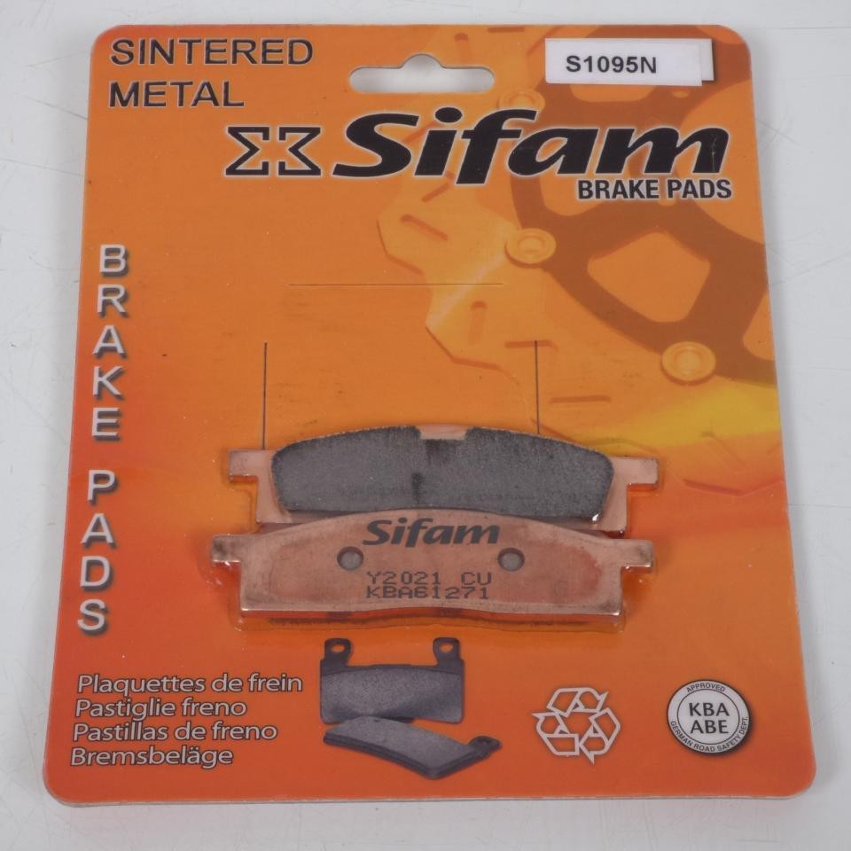 Plaquette de frein Sifam avant Yamaha 85 Yz pièces freins moto cross 2002-2023