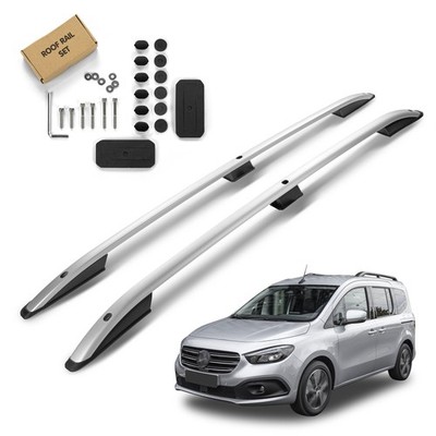 Roof Rails for Mercedes EQT (W420) 2023- Matt Silver