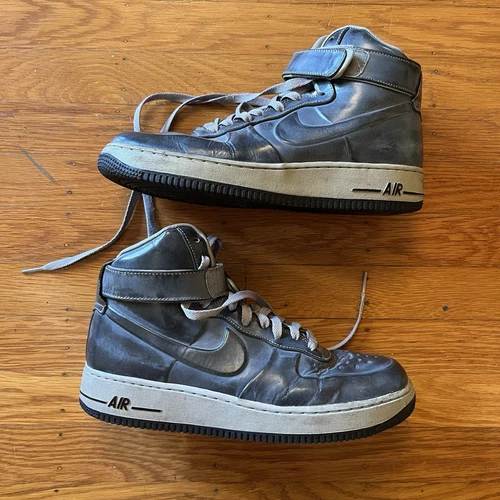 Nike Air Force 1 AF1 High VT Supreme gris moyen taille 9 2011 bon état d'usage