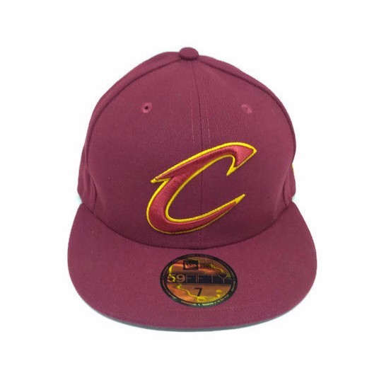Cleveland Cavaliers キャップ ワインレッド Cleveland Cavaliers Cavs New Era 59FIFTY Cap Red Gold Sz 7