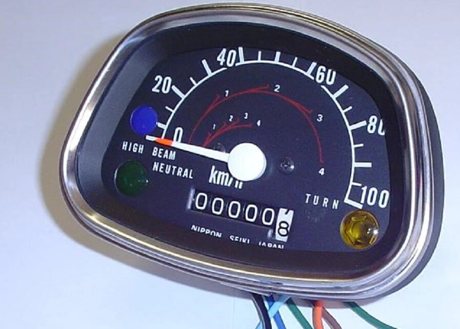 Engranaje De Velocímetro Para Honda S90, CL90, CT90, CT110, Trail, CB100, CL100, CB125, CL125 – Pieza Vintage