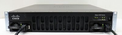 CISCO ISR4451-X-HSEC/K9 4-Port Gigabit HSEC High Security Router Dual AC Power 