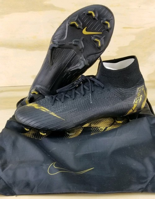 Nike Superfly 6 Elite ACC FG Black Gold Ah7365 077 Sz 10.5 Mens for sale online | eBay