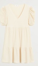 Mango Puffed Sleeves Dress