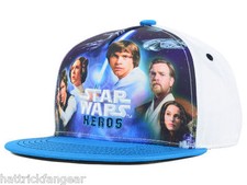 Star Wars Heroes Youth Lucas Film Character Snap back Cap Hat Kids Ages 4-10
