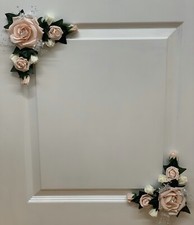 Wedding table plan display flowers seating plan Frame corner flowers bouquets 