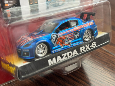 ミニカー Jada Toys Mazda RX-8 Import Racer! 1/64 Jada Import Racer Mazda RX-8 Blue Car NEW Factory Sealed w/ Card
