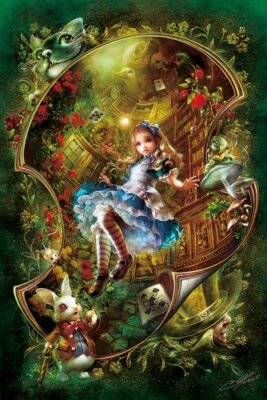 APPLEONE Jigsaw Puzzle 1000-660 Alice In Wonderland (1000 Pieces