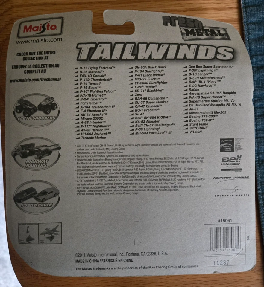 Maisto Tailwinds 2011, metal fresco, Boeing 747-8 Fast Jet, nuevo en paquete, China Foto 4 de 4