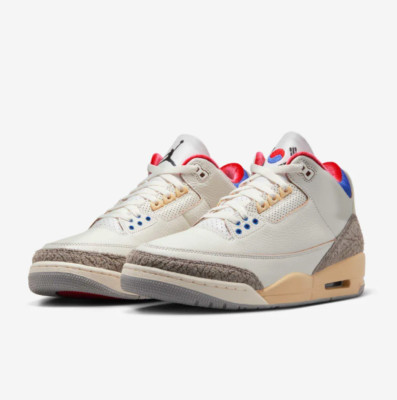 Nike Jordan 3 Retro Seoul 2.0 Sneakers White Black Sport IB1482-100