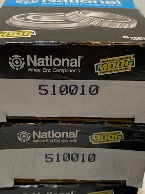 3 Cantidad de Rodamientos de Rueda National MOOG Federal Mogul 510010 (3 Cantidad) Foto 2 de 4