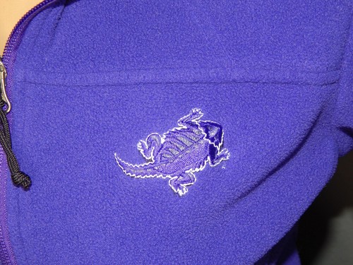 TCU Texas Christian University Horned Frogs Columbia fleece jacket women's Small - Picture 3 of 10